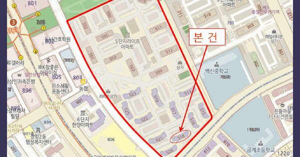 경기도 고양시 일산동구 마두동 789 강촌마을아파트 518동 5층507호 미지정 경매 물건 이미지