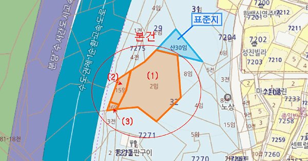 경기도 성남시 수정구 태평동 산32-2  미지정 경매 물건 이미지
