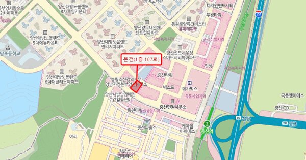 경상남도 양산시 물금읍 가촌리 1296-3 지오프라자  1층107호 미지정 경매 물건 이미지