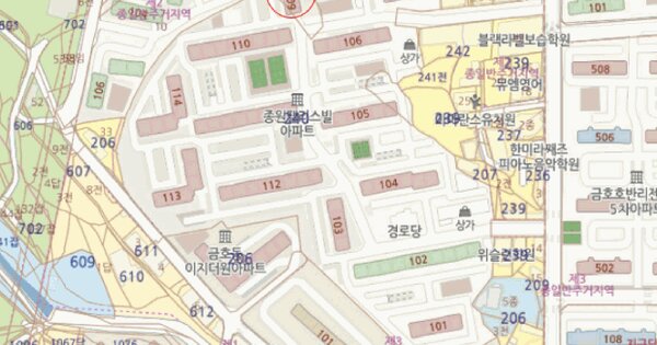 광주광역시 서구 금호동 240-2 종원팰리스빌아파트 109동 11층1101호 미지정 경매 물건 이미지