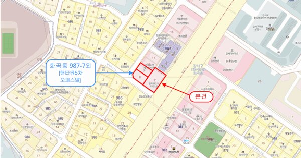 서울특별시 강서구 화곡동 987-7 원타워5차오피스텔  제10층 제1008호 미지정 경매 물건 이미지
