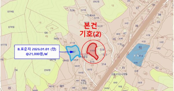 경상북도 구미시 선산읍 교리 288  미지정 경매 물건 이미지