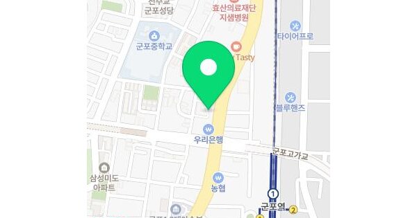 경기도 군포시 당동 746-7 더원이숲라인  16층1603호 미지정 경매 물건 이미지