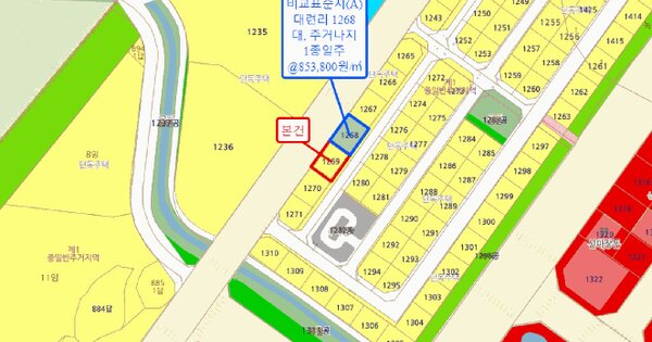 경상북도 포항시 북구 흥해읍 대련리 1269  미지정 경매 물건 이미지