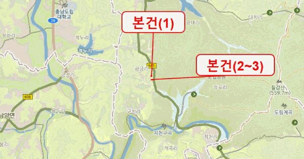 충청남도 청양군 대치면 광금리 51-1  미지정 경매 물건 이미지