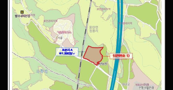 전라남도 무안군 몽탄면 청용리 산72  미지정 경매 물건 이미지