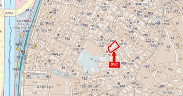 경기도 파주시 야당동 190-5  2층202호 미지정 경매 물건 이미지