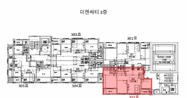 인천광역시 미추홀구 도화동 642-4 더젠씨티  3층302호 미지정 경매 물건 이미지