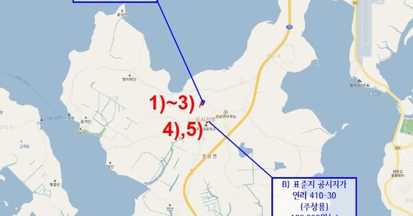 전라남도 무안군 운남면 연리 OOOOOOO 임야 경매 물건 이미지