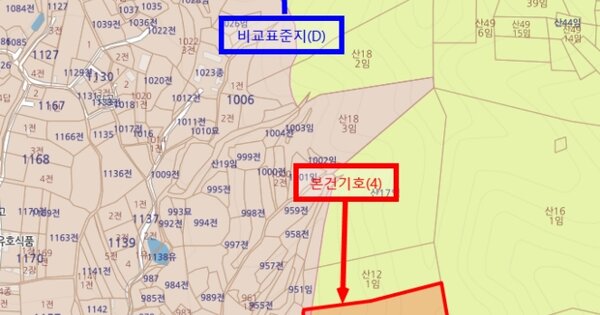 경상북도 경주시 현곡면 라원리 OOOOO 임야 경매 물건 이미지