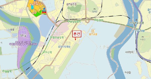 광주광역시 광산구 송정동 322-5  미지정 경매 물건 이미지