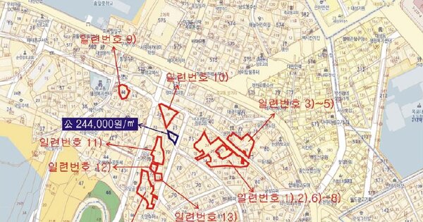 전라남도 목포시 죽교동 OOOOO 대지 경매 물건 이미지
