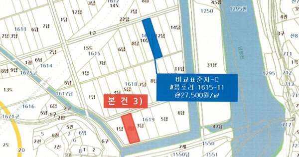 전라남도 무안군 삼향읍 용포리 OOOOOO 답 경매 물건 이미지