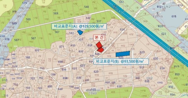 경상북도 경주시 건천읍 모량리 OOOOOO O OOO 답 경매 물건 이미지