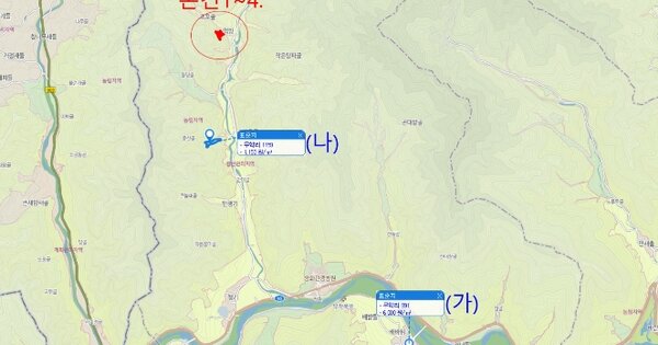 경상북도 성주군 금수면 무학리 OOOO O OOO 임야 경매 물건 이미지