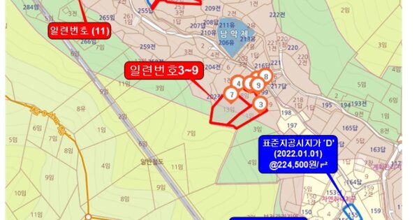 전라남도 무안군 삼향읍 남악리 OOOOO O OOO 임야 경매 물건 이미지