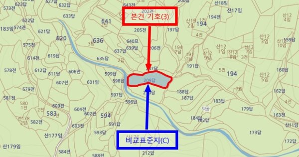 경북 경주시 감포읍 전동리 OOO 답 경매 물건 이미지