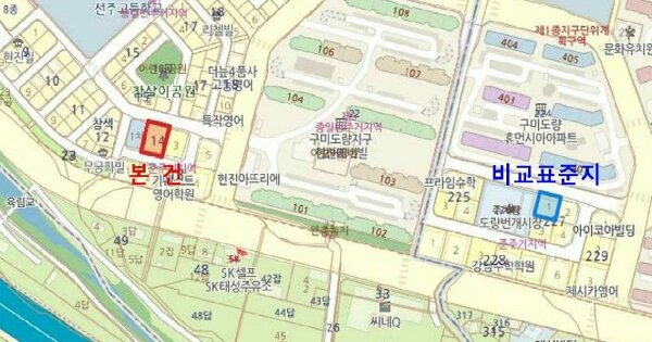 경상북도 구미시 봉곡동 OOOO 대지 경매 물건 이미지