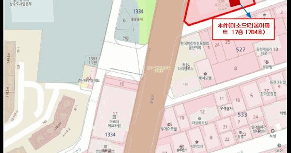 울산광역시 남구 신정동 526-10 미소드리움아파트  17층1704호 미지정 경매 물건 이미지
