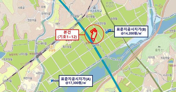 전라북도 남원시 주생면 지당리 OOO 답 경매 물건 이미지
