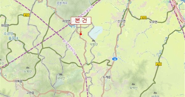 강원도 삼척시 OOO 광업권 경매 물건 이미지