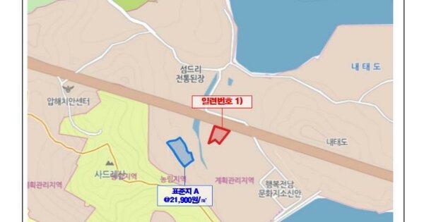 전라남도 신안군 압해읍 신장리 OOOOO 잡종지 경매 물건 이미지
