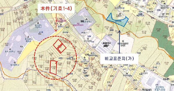 경상북도 포항시 북구 용흥동 OOOOOOO 임야 경매 물건 이미지