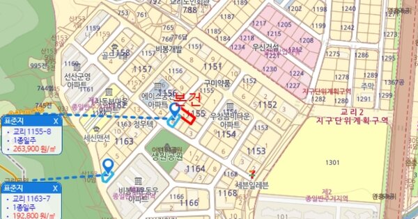 경상북도 구미시 선산읍 교리 OOOOOOO 대지 경매 물건 이미지