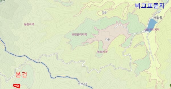 경상북도 김천시 봉산면 인의리 OOO 답 경매 물건 이미지