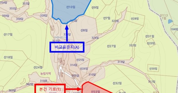 경상북도 경주시 감포읍 팔조리 OOO 임야 경매 물건 이미지