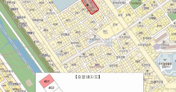 충청북도 청주시 청원구 우암동 261-34 문화아파트 비동 4층401호 미지정 경매 물건 이미지