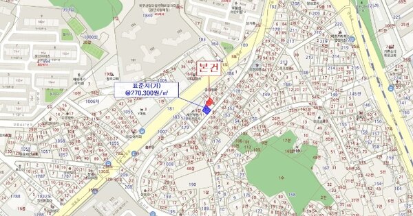 전라남도 목포시 산정동 OOOOO 대지 경매 물건 이미지