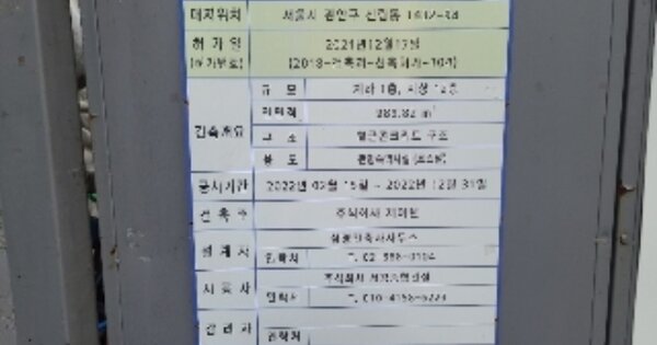 서울특별시 관악구 신림동 OOOOOOO 대지 경매 물건 이미지