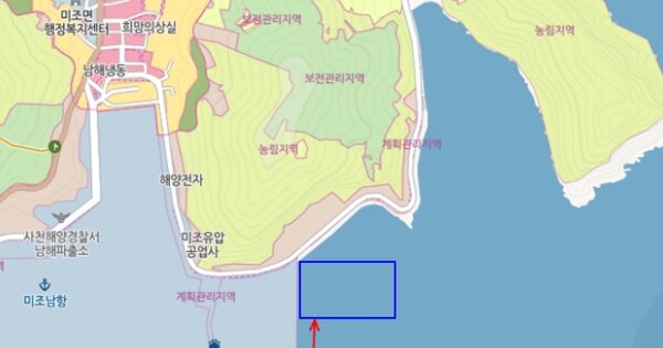 경상남도 남해군 OOOO OOOOOOOOOO 어업권 경매 물건 이미지