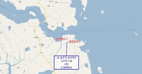 전라남도 신안군 안좌면 금산리 OOO 전 경매 물건 이미지
