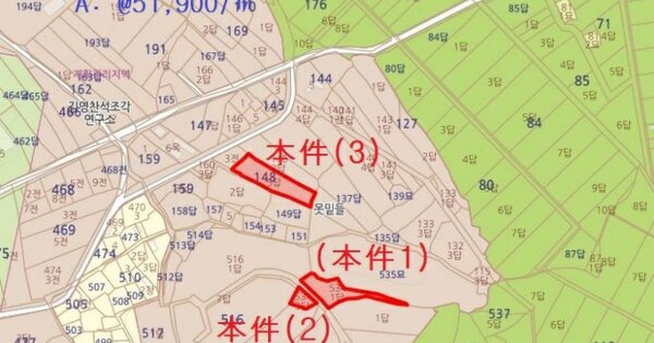 경북 경주시 안강읍 산대리 OOOOO 답 경매 물건 이미지
