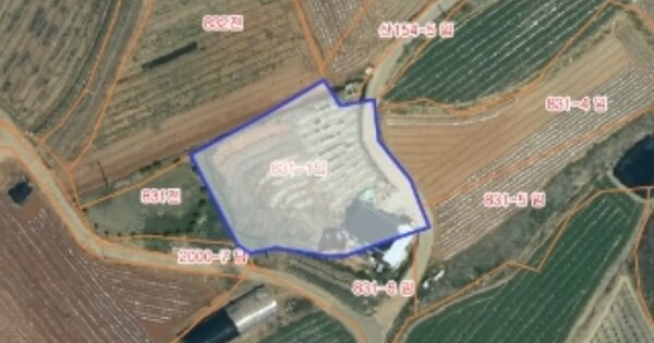 충청남도 서산시 부석면 송시리 OOOOO 임야 경매 물건 이미지