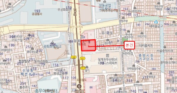 서울특별시 중구 흥인동 3-4 우일타운  3층302호 미지정 경매 물건 이미지