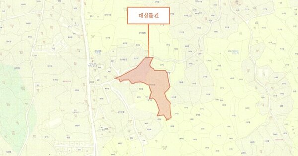 제주특별자치도 제주시 애월읍 소길리 OOOO 임야 경매 물건 이미지