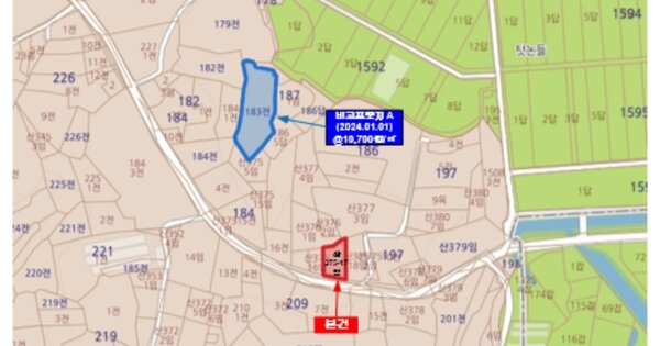 전라남도 무안군 운남면 연리 OOOOOOO 임야 경매 물건 이미지