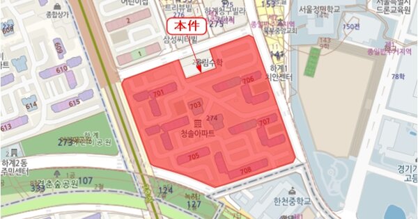 서울 노원구 하계동 274, 706동 OOOOOO OOOOOOOOOOO 아파트 경매 물건 이미지