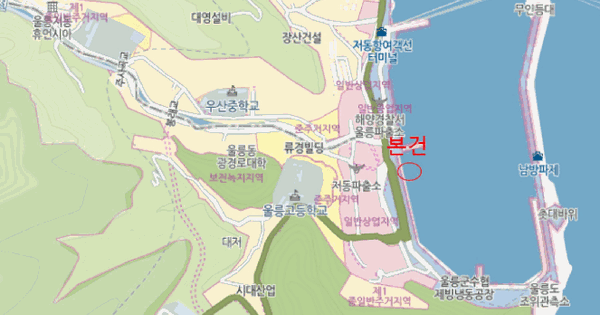 울릉읍 OOO 선박 경매 물건 이미지
