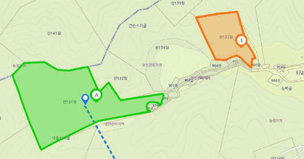 전북특별자치도 완주군 화산면 화월리 OOOO 임야 경매 물건 이미지