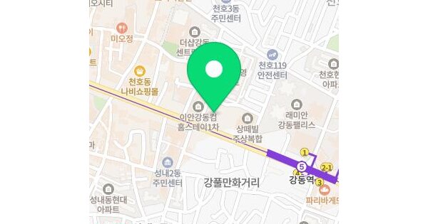 서울특별시 강동구 천호동 451-20 오피스텔트레벨  3층315호 미지정 경매 물건 이미지