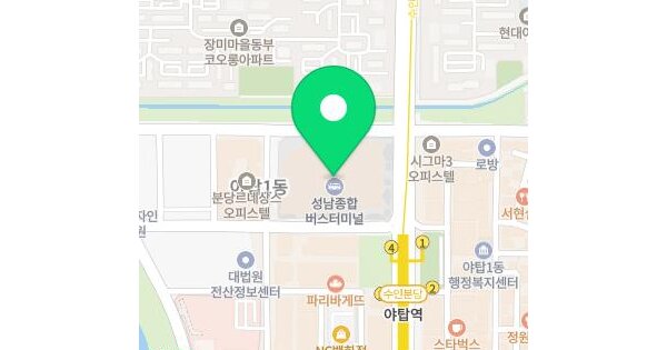 경기도 성남시 분당구 야탑동 341 성남(분당)여객자동차터미널및복합건물   미지정 경매 물건 이미지