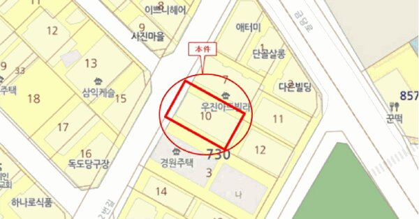 경기도 수원시 장안구 조원동 730-10 부일빌라  3층301호 미지정 경매 물건 이미지