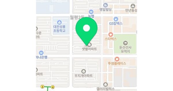 대전광역시 서구 월평동 266-1 샛별아파트 102동 1층106호 미지정 경매 물건 이미지