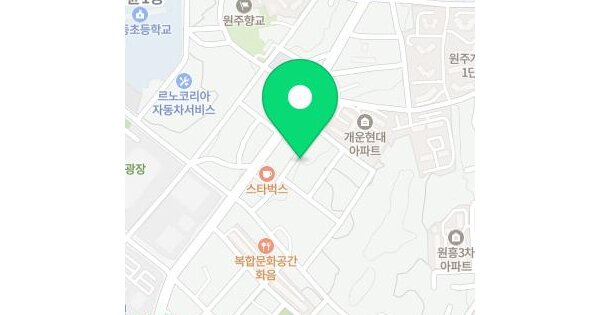 강원특별자치도 원주시 개운동 317  미지정 경매 물건 이미지