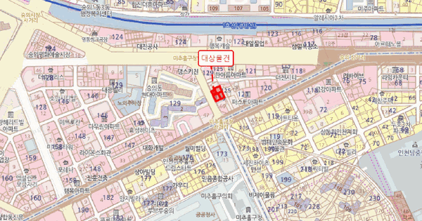 인천광역시 미추홀구 숭의동 129-67 다인리치뷰  13층1303호 미지정 경매 물건 이미지