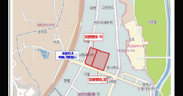 전라남도 함평군 대동면 백호리 1065-11  미지정 경매 물건 이미지
